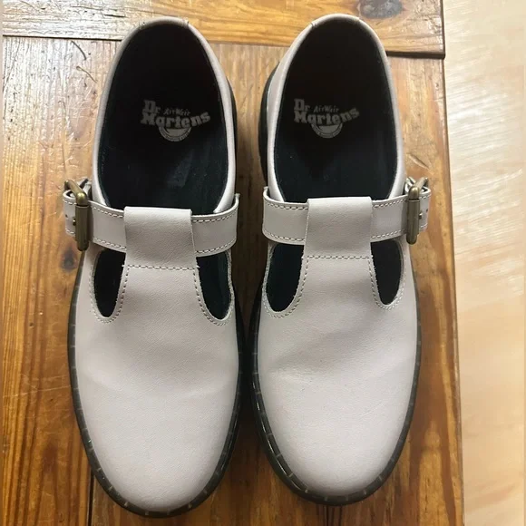 Dr. Martens-Zavala Mary Jane Beige - Picture 1 of 7